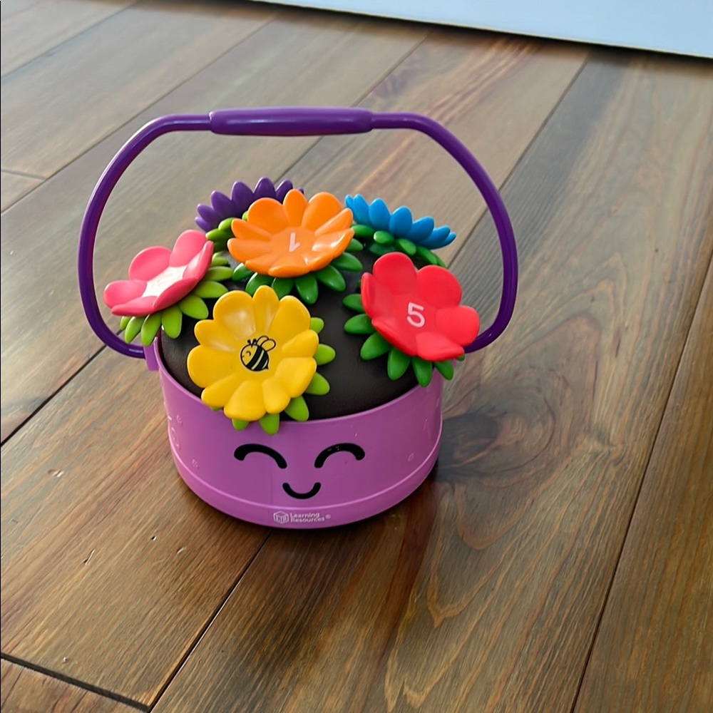 Interactive Flower Basket Learning Toy